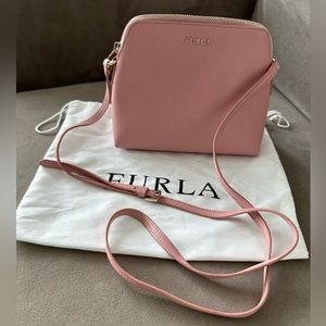 Furla pink shoulder bag